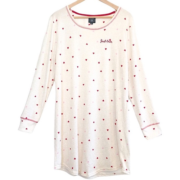 Laura Ashley Intimates & Sleepwear Laura Ashley Pink Red Heart